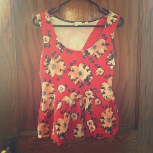 Medium Flowered Anthropologie Top