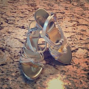 Gold like new Michael Kors sandal