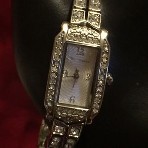 Betsey Johnson rhinestone watch