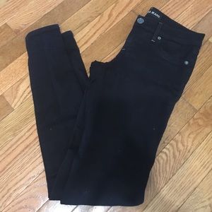Express black stretch jeans