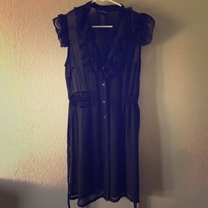 Sheer black dress