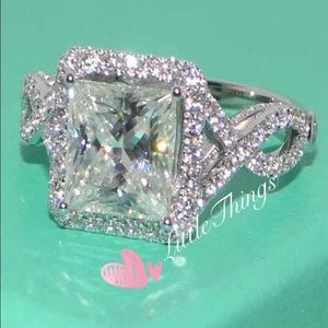 Swarovski Element Diamond CZ Ring Sz 6-9