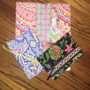 NWT Vera Bradley Book cover Bundle 💠