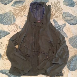 Francesca's army green jacket