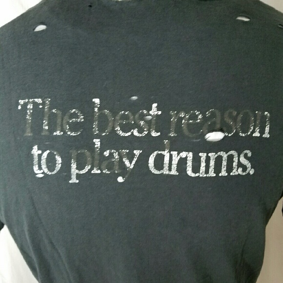 Other - PEARL DRUMS GRUNGE DESTROYED T-SHIRT SIZE L