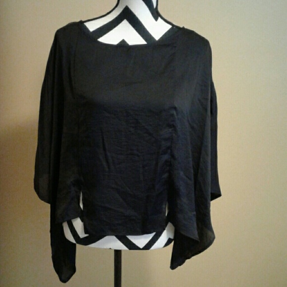 FYLO batwing  sleeves, sheer back sz M and S