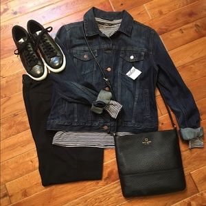 Gap dark denim jacket.