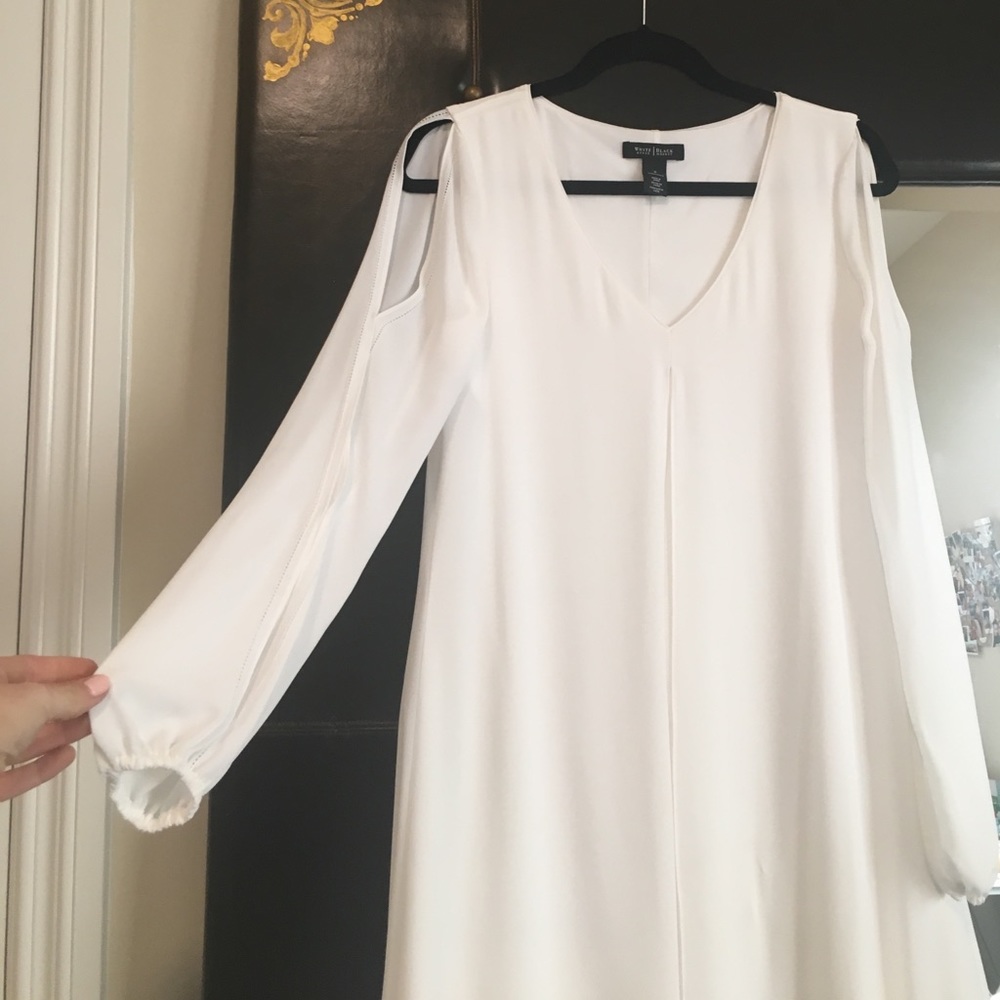 White House Black Market white dress
