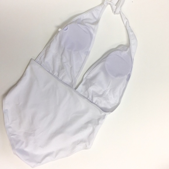 white swimming suite one piece sw140 - Picture 3 of 3