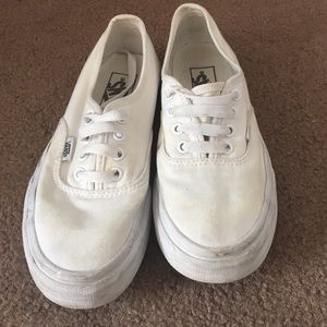 Not so white Vans
