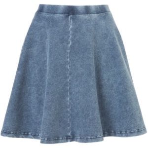 Topshop denim circle skirt