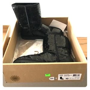 UGG Australia Short Black Sparkle UGGS