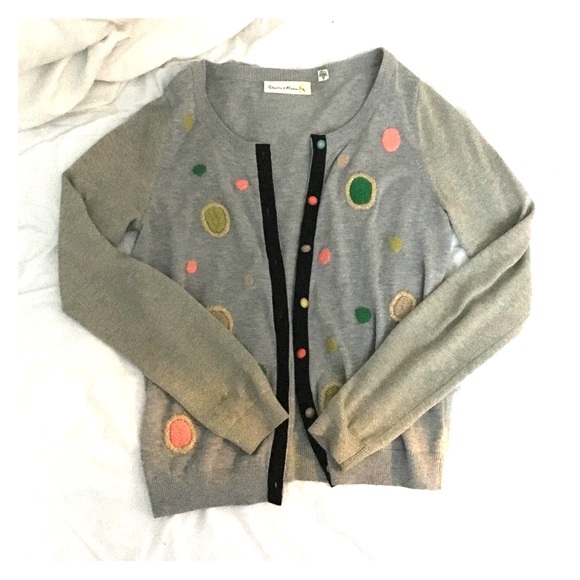 Polka dot Charlie & Robin Grey Sweater