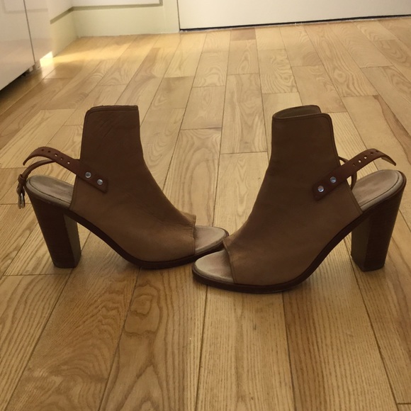 Rag and bone Wyatt sling back sandals Suede - Picture 1 of 4