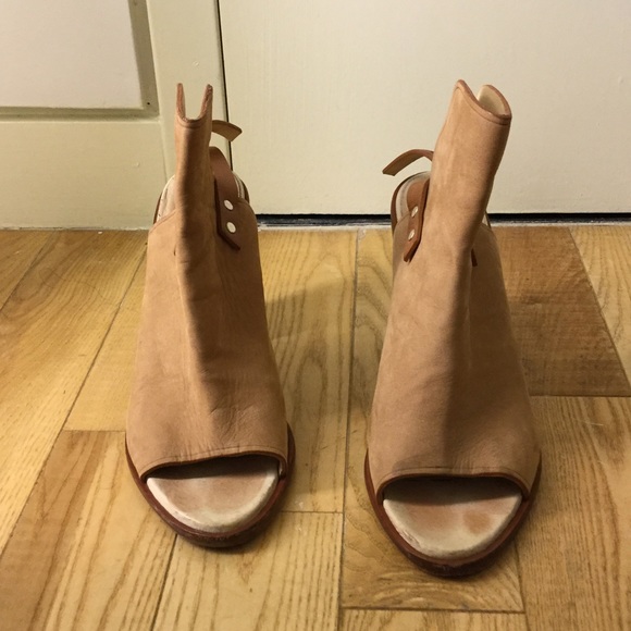 Rag and bone Wyatt sling back sandals Suede - Picture 2 of 4
