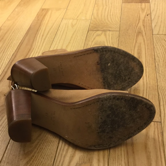 Rag and bone Wyatt sling back sandals Suede - Picture 4 of 4