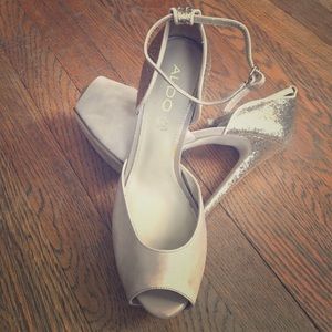 Size 40 Sparkly Aldo Stilettos
