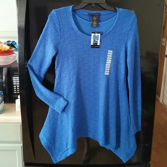 Tunic Sweater with Built-in Tank by Grace Elements