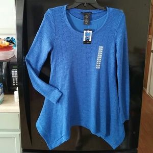 Tunic Sweater with Built-in Tank by Grace Elements