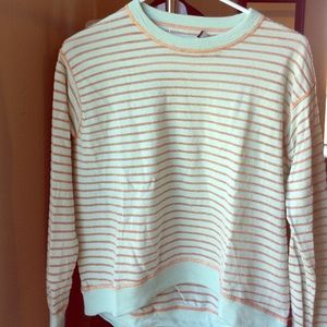 Gold Stripe J.Crew Sweater