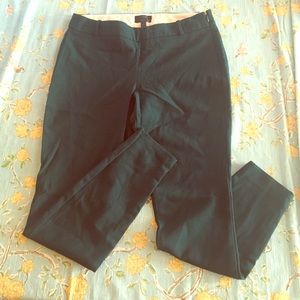 Size 8 J Crew Dark Teal Minnie Slacks