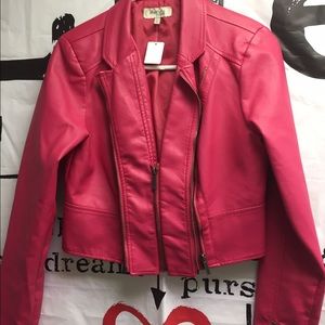 Faux Leather Jacket