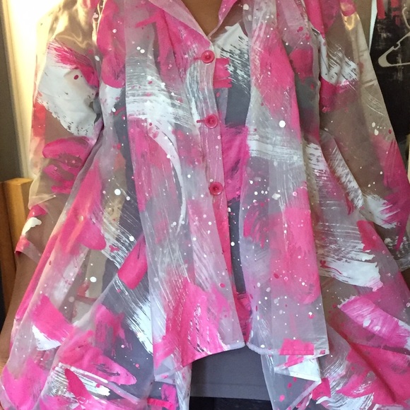 Pink Samuel Dong Jacket New W/o Tags