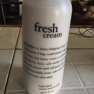 Fresh cream philosophy body lotion