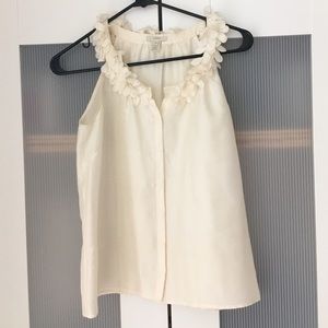 J. Crew 100% silk sleeveless blouse