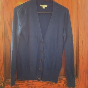 Medium Deep Blue Banana Republic Cardigan