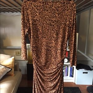 Jones New York Cheetah Print Dress