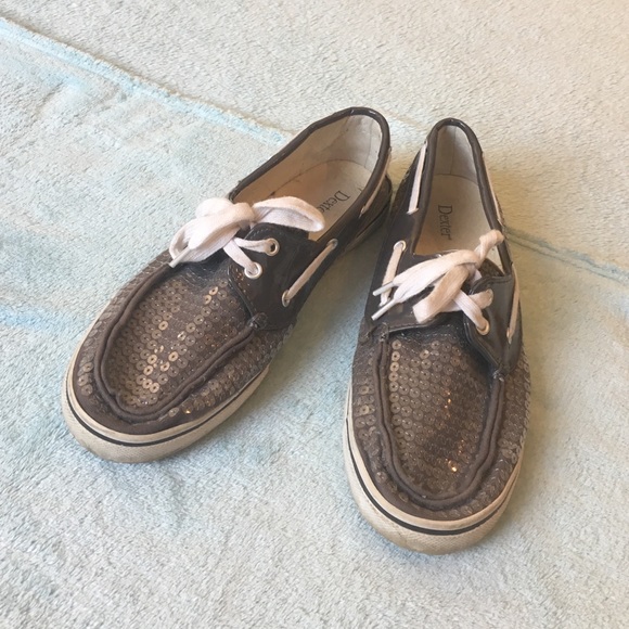 Dock/boat sequined shoes