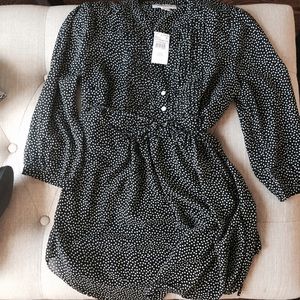 NWT Polka Dot Maternity Blouse