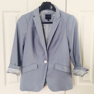 🌟NEW LISTING! Powder Blue One-Button Blazer
