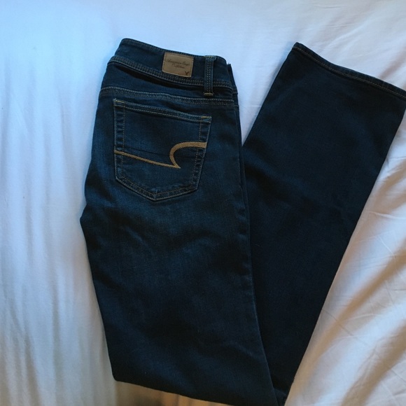 American Eagle Dark Wash Slim Bootcut Jeans