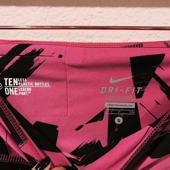 Nike Pants - Nike Dri Fit black pink running workout leggings Nike Pants - Nike Dri Fit black pink running workout leggings
