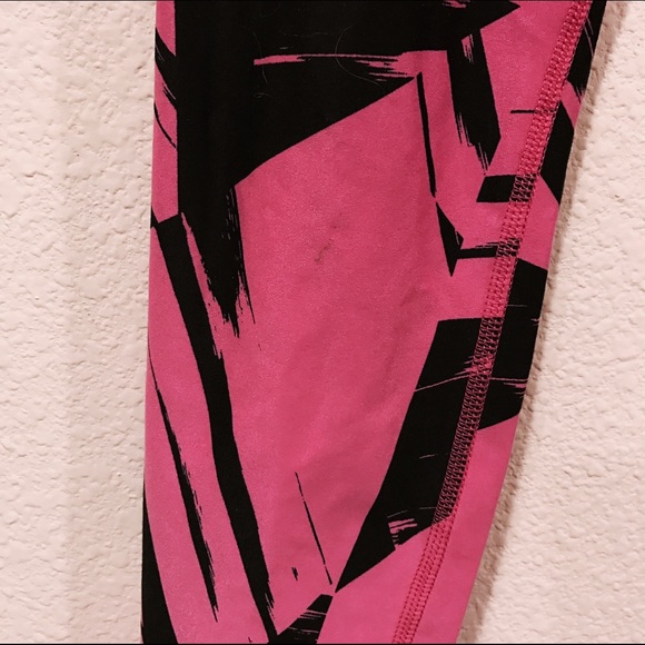 Nike Pants - Nike Dri Fit black pink running workout leggings Nike Pants - Nike Dri Fit black pink running workout leggings