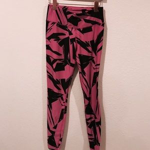 Nike Pants - Nike Dri Fit black pink running workout leggings Nike Pants - Nike Dri Fit black pink running workout leggings