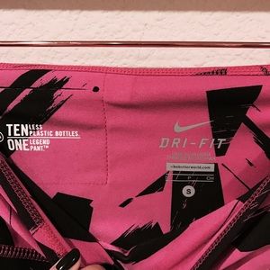 Nike Pants - Nike Dri Fit black pink running workout leggings Nike Pants - Nike Dri Fit black pink running workout leggings