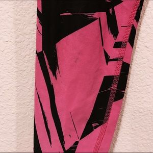 Nike Pants - Nike Dri Fit black pink running workout leggings Nike Pants - Nike Dri Fit black pink running workout leggings