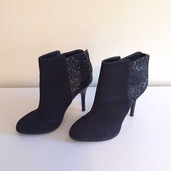 Black Suede Booties