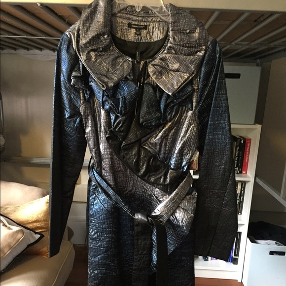 Black Blue Silver Jacket / Coat