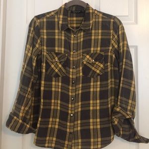 Topshop Plaid Shirt