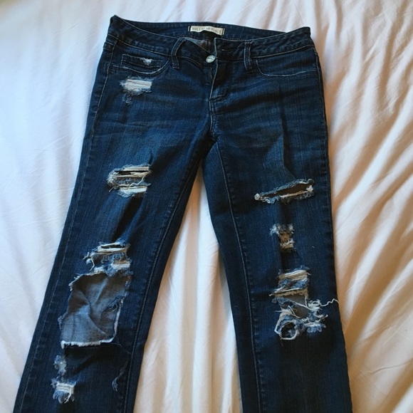 Pac Sun Bullhead Destroyed Jeggings