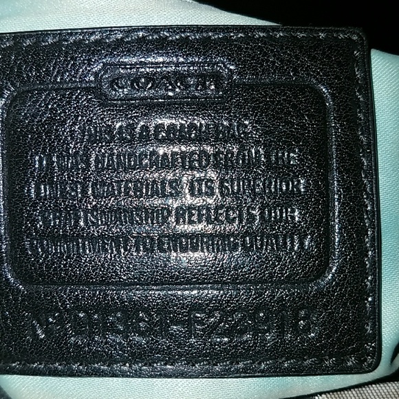 SALE! Coach black silver signature c bag - Picture 4 of 8