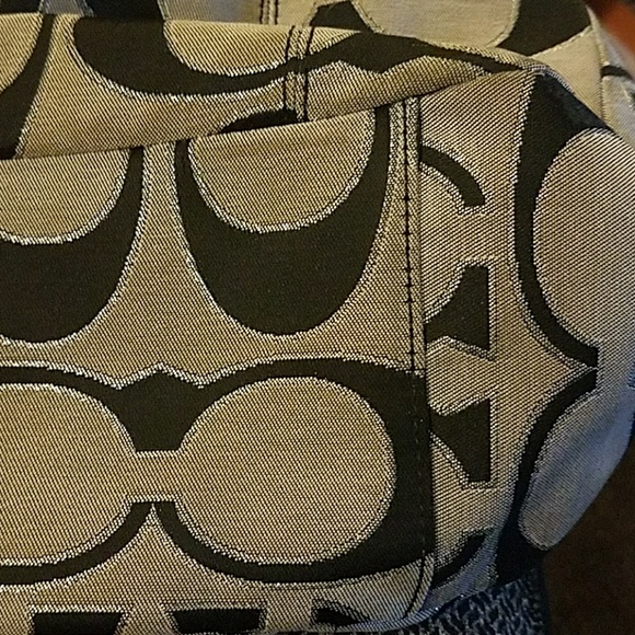 SALE! Coach black silver signature c bag - Picture 8 of 8