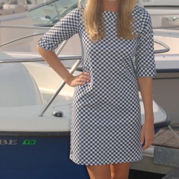 Sailor Sailor Yacht Club 3/4 Sleeve - Navy Gingham