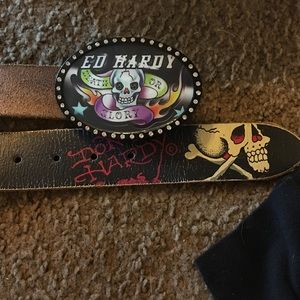 Men's ed hardy belt
