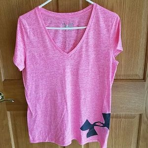 Pink UA shirt Lg