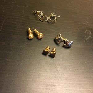 Set of 4 pairs earrings
